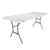 Imagen de Mesa Lifetime 6ft Fih Grnt/sd G Plegable 5011 (5011) Rectangular Blanco 1.83 m)