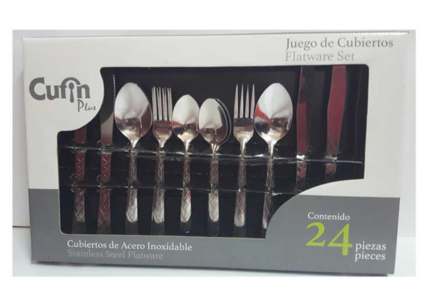 Imagen de Juego De Cubiertos 24 Piezas Palma