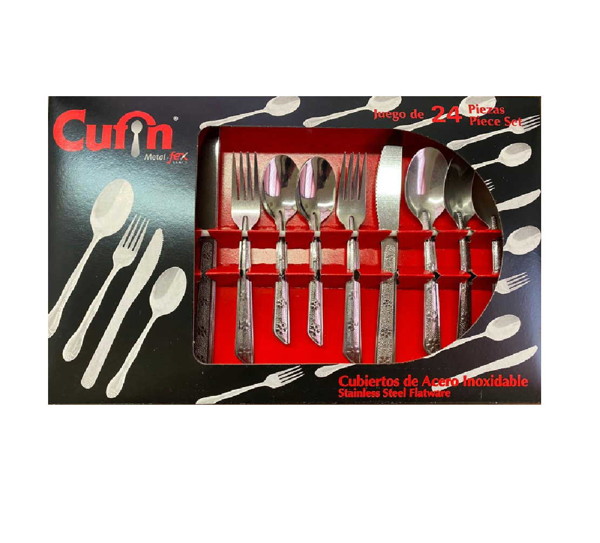 Imagen de Juego De Cubiertos 24 Piezas Primavera