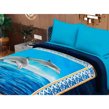 Blancos - Cobertor Queen Delfín Jumbo