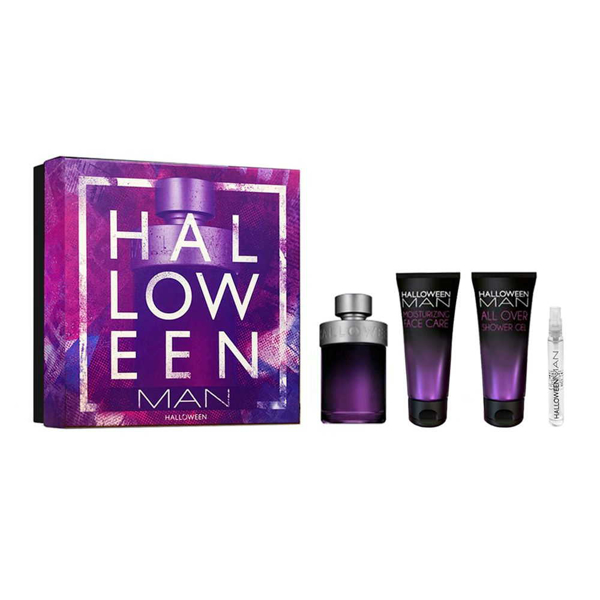 Perfumería - Set Locion Caballero Halloween Man EDT 4pzs