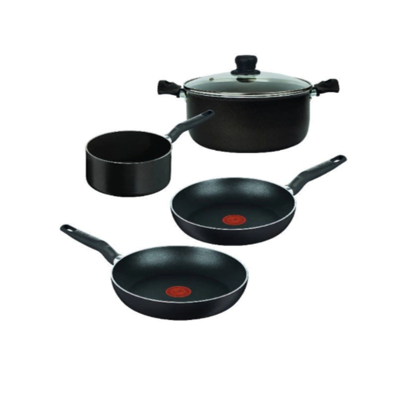 Imagen de Bateria De Cocina T-fal Vital 5 pzs 0390900 Negro V/E.