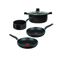 Imagen de Bateria De Cocina T-fal Vital 5 pzs 0390900 Negro V/E.