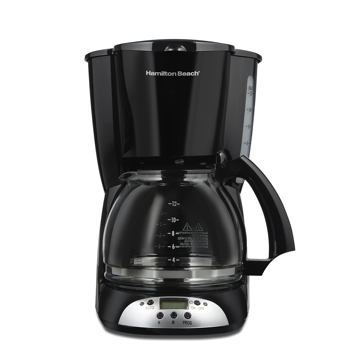 Imagen de Cafetera Hamilton Beach 12 Tazas Programable 49465/R/G Negro V/E.