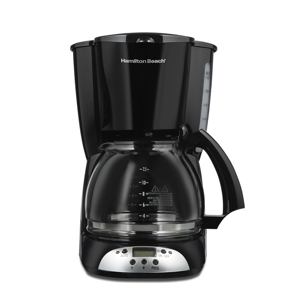 Imagen de Cafetera Hamilton Beach 12 Tazas Programable 49465/R/G Negro V/E.