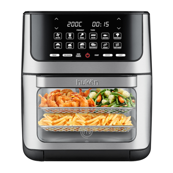 Imagen de Horno Freidora de Aire Multifuncional  Masterchef  Premium  MK-AFO-12T  12L  Acero