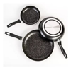 Imagen de Juego De Sartenes Cinsa 322038 Experta 20,26,30 Negro V/E.