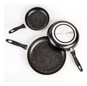 Imagen de Juego De Sartenes Cinsa 322038 Experta 20,26,30 Negro V/E.