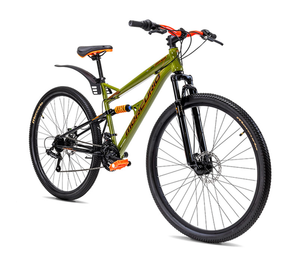 Imagen de Bicicleta Adulto Mercurio 300997 DS KAIZER 29´´ VERDE MATE 21V.