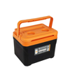 Imagen de Hielera Orizaba Hartplas HG-2306-18 Negro con Naranja, 13QT 12.3 litros