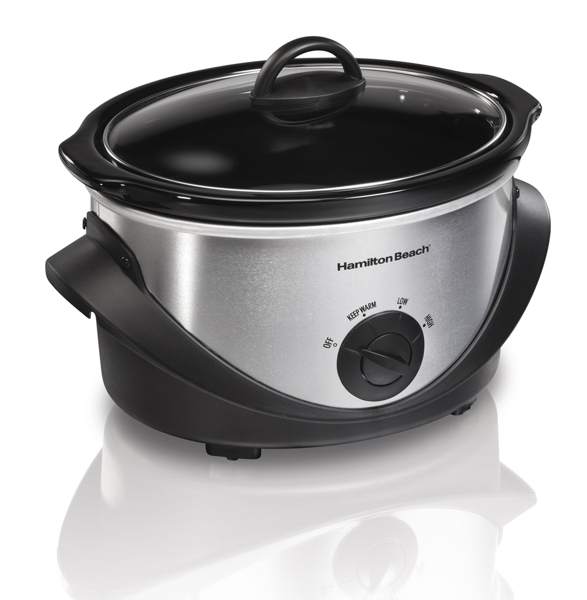 Imagen de Olla de Cocción Lenta  33141 Hamilton Beach Plata/Negro