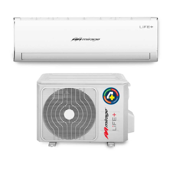 Imagen de Minisplit Mirage LIFE + PLUS SETCLC121T 1 TON 220V C/CALEF Blanco