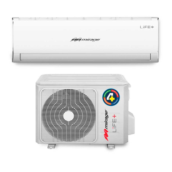 Imagen de Minisplit Mirage LIFE + PLUS SETCLC181T 1.5 TON 220V C/CALEF Blanco