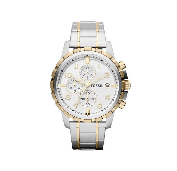 Imagen de Reloj Caballero Fossil Fs4795ie A/inox. con dorado