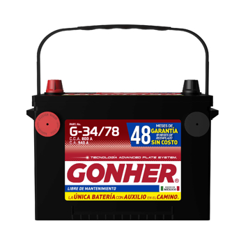 Artículos para autos - Acumulador Gonher G-34/78