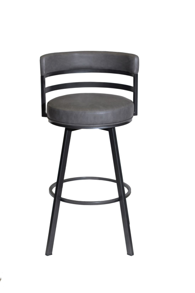 Imagen de Banco tubular giratorio Liam 24" Sedona mink V/E.