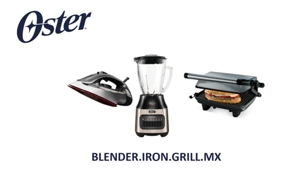 Imagen de Combo Oster 2211078 Licuadora/Plancha/Parrilla V/E.