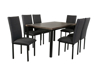 Comedores - Antecomedor tubular Ivette 6 sillas negro
