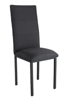 Imagen de Antecomedor tubular Ivette 6 sillas negro