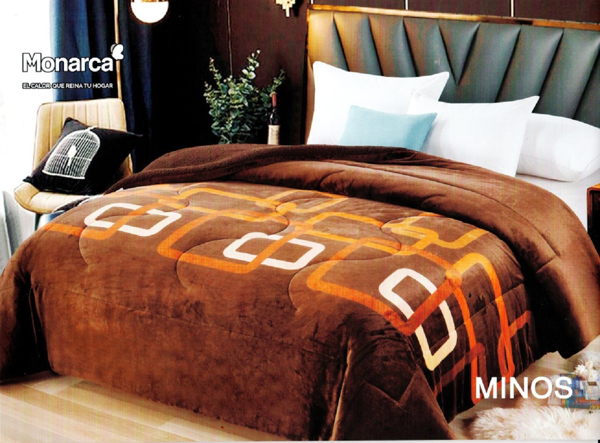 Blancos - Cobertor Monarca Minos Matrimonial V/E