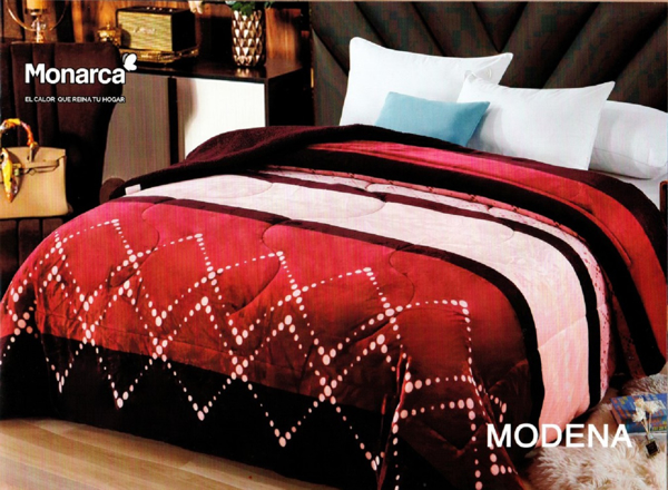 Blancos - Cobertor Monarca Modena Matrimonial V/E