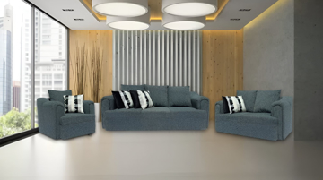 Imagen de Love Nevada chenille poliester gris