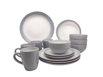 Imagen de Vajilla Royal Haus 23C121  16 Pzas Gris