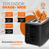 Imagen de Tostador MasterChef MK-T-2 para 2 Rebanadas Negro