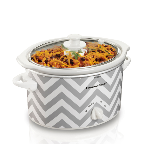 Imagen de Olla de Cocción Lenta 33234 Hamilton Beach Blanco con Plata 2.8Lt