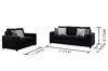 Imagen de Sofa Marla catania black