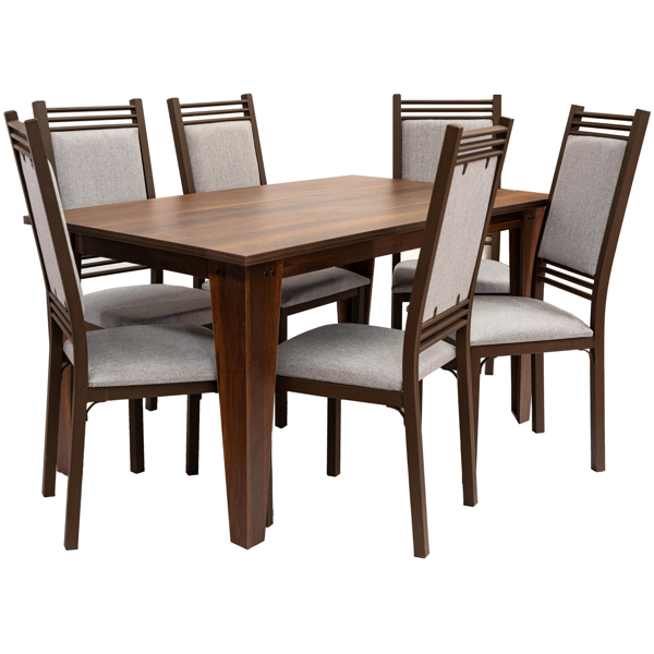 Comedores - Antecomedor Tubular Elena café/marrón