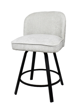 Imagen de Banco tubular giratorio Ellen 24" Chloe cement