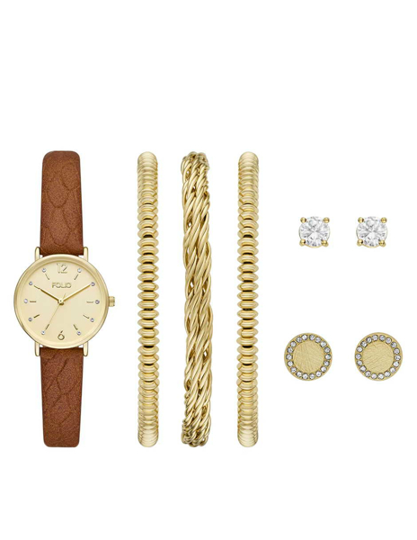 Relojería - Reloj Dama Folio Fmdfl2052 Cafe