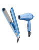 Imagen de Kit De Belleza Babyliss Alaciadora Nano Titanium Y Minisecadora Azul V/E.