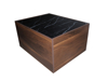 Imagen de Mesa de centro Andromeda nogal/ marmol negro