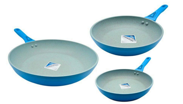 Imagen de Juego de Sartenes Harraz 20/24/28 Azul HZ3003LB V/E.
