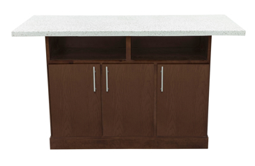 Imagen de Barra desayunadora Danna XL nogal