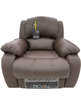 Imagen de Reclinable Boal Rio de Piel c/ elevador/electrico cacao