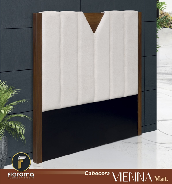 Imagen de Cabecera Vienna matrimonial beige