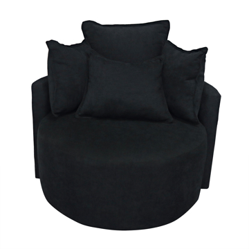 Imagen de Sillon Ocasional giratorio Annie negro