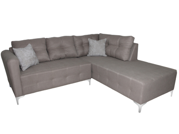 Imagen de Sala esquinera Jessie tejido café claro