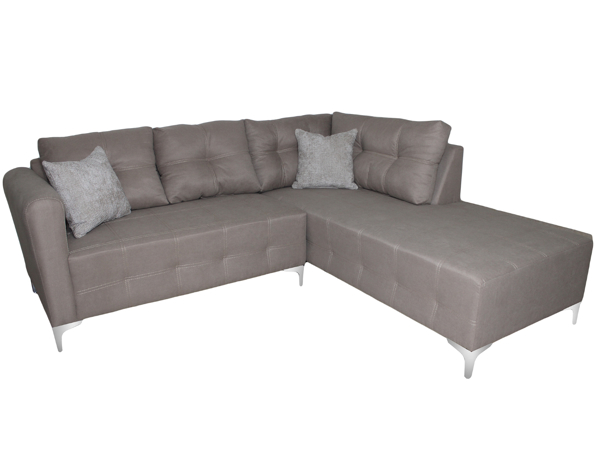 Imagen de Sala esquinera Jessie tejido café claro