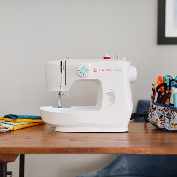 Imagen de Maquina De Coser Singer M1505 Blanco y Azul