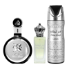 Imagen de Set Locion Caballero Lattafa Fakhar Black Edp 3pzs Hlatfbset3
