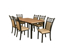 Imagen de Antecomedor tubular Melany 6 sillas bronce