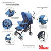 Imagen de Carriola de Baston Dbebe Aerostar azul