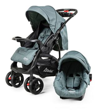 Imagen de Carriola Dbebe c/portabebe Travel System Elite Verde
