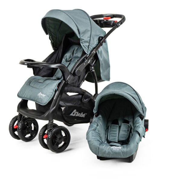 Imagen de Carriola Dbebe c/portabebe Travel System Elite Verde