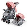 Imagen de Carriola Dbebe c/portabebe Travel System Elite Rosa
