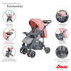 Imagen de Carriola Dbebe c/portabebe Travel System Elite Rosa